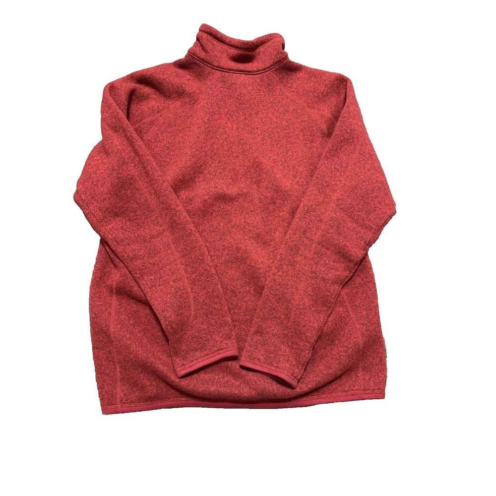Patagonia Better Sweater 1/4 Quarter Zip Fleece Pullover Men's Size Large Red - Picture 2 of 7